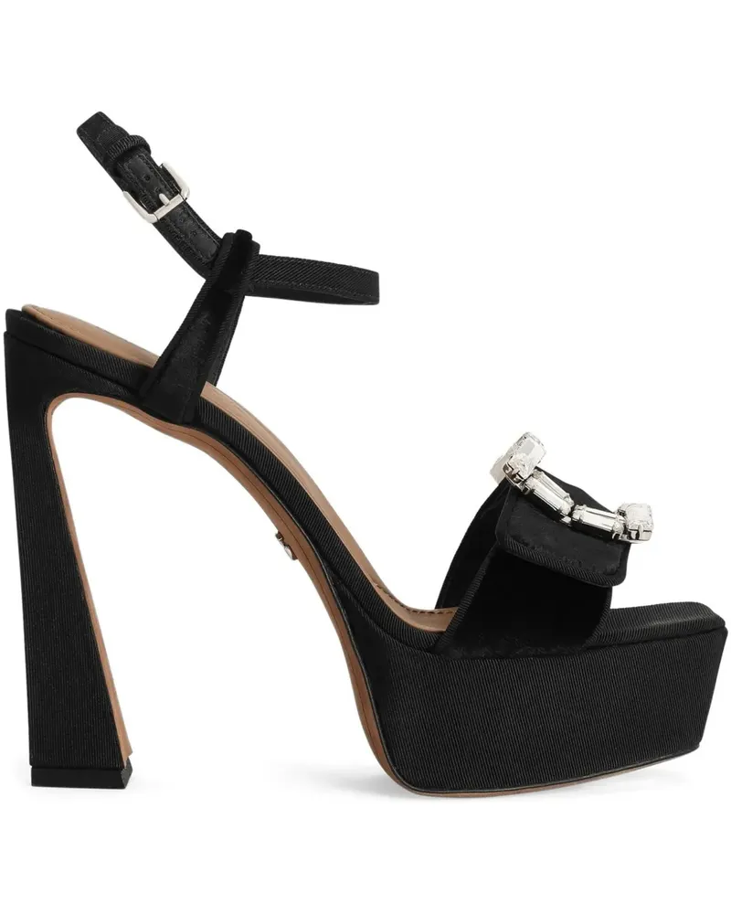 Dolce & Gabbana Sandalen mit verzierter Schnalle - Schwarz Schwarz
