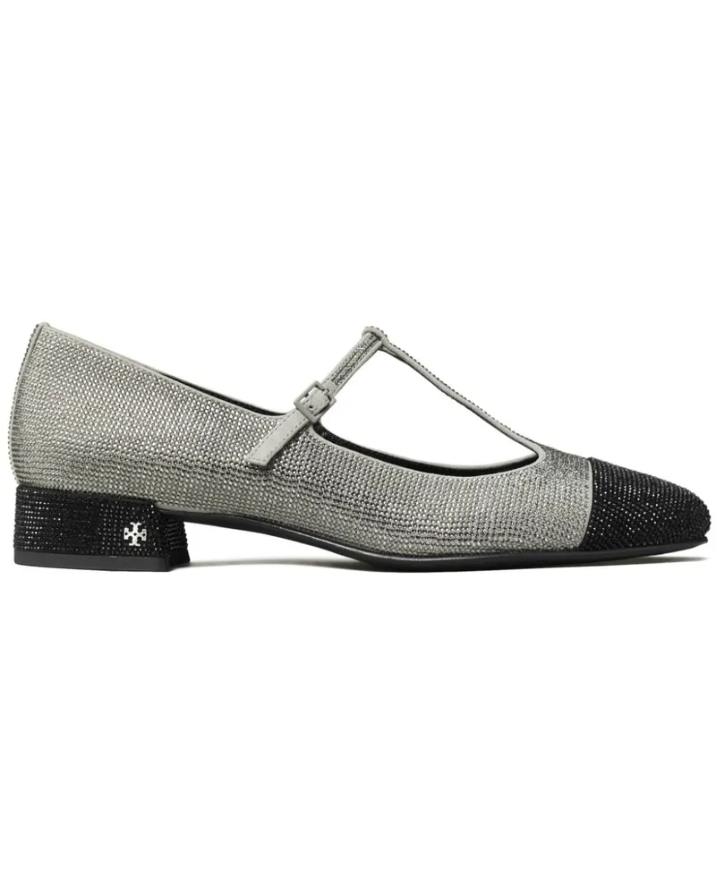 Tory Burch Ballerinas mit Strass - Grau Grau