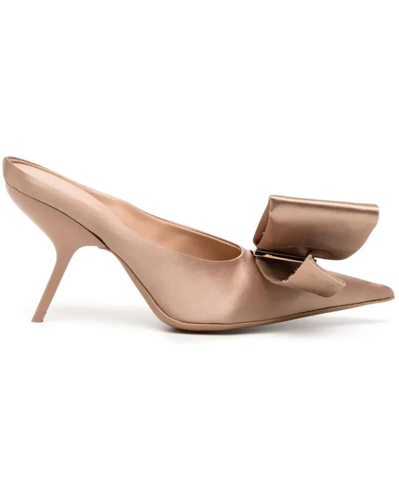 Ferragamo Asymmetrische Mules 85mm - Braun Braun