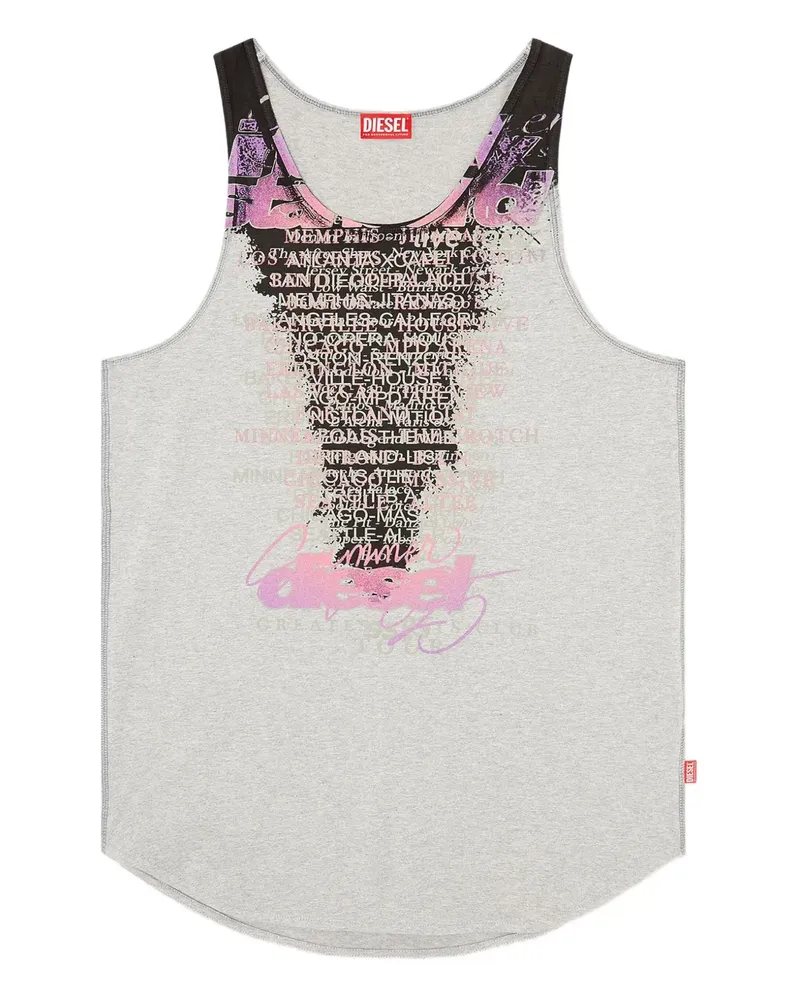 Diesel Remaster Capsule T-Shan Tanktop - Grau Grau