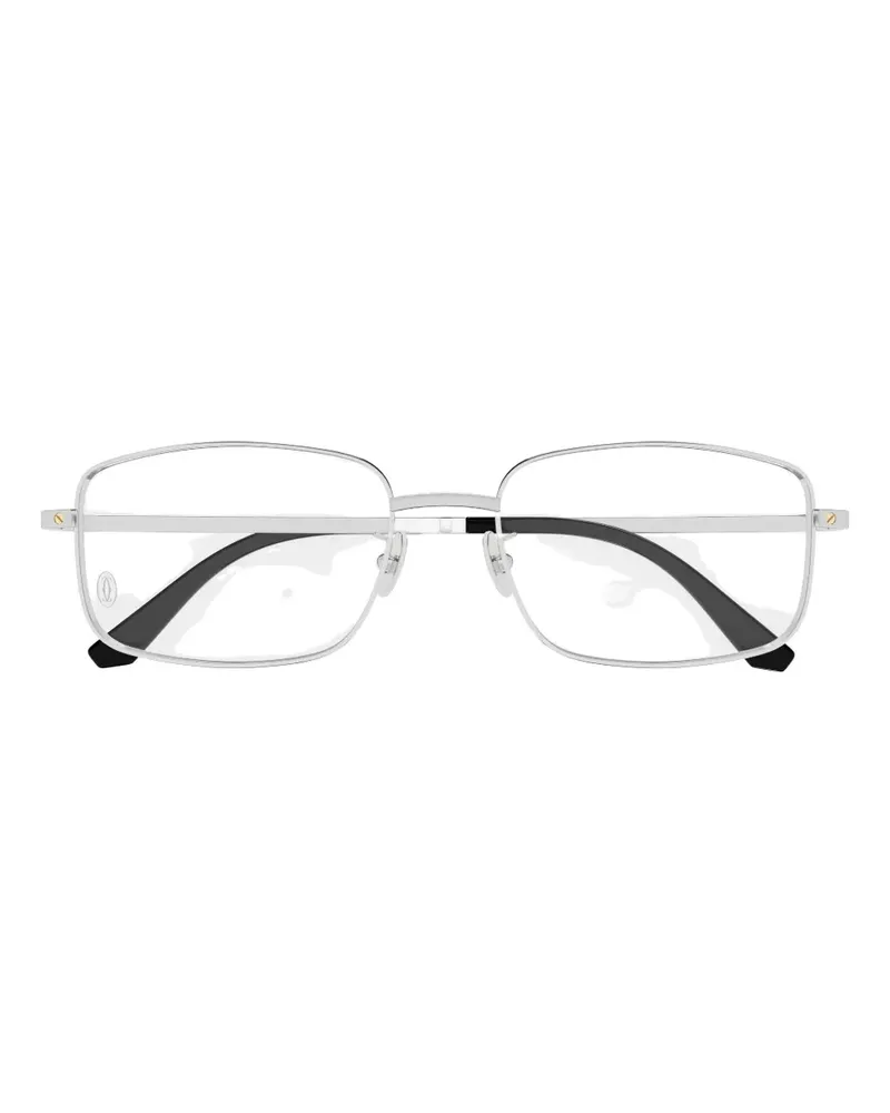 Cartier Brille mit eckigem Gestell - Grau Grau