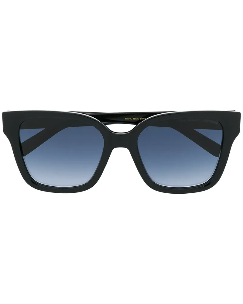 Marc Jacobs Sonnenbrille mit dickem Gestell - Schwarz Schwarz