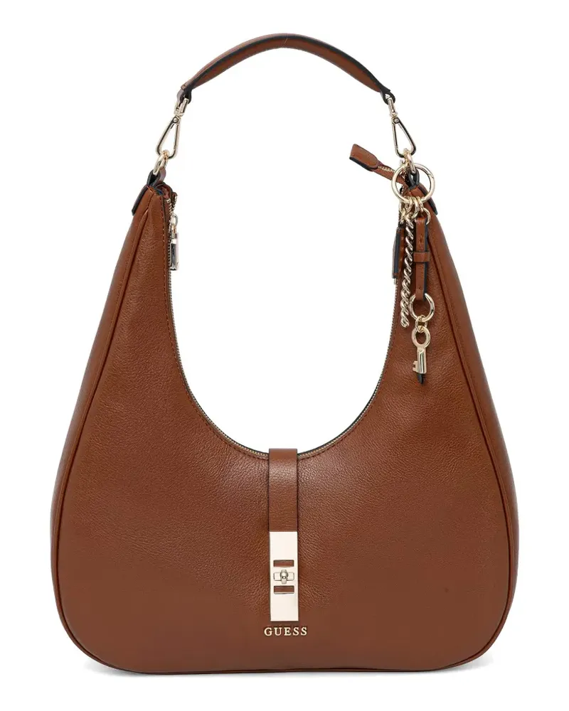 Guess Brooke Schultertasche - Braun Braun