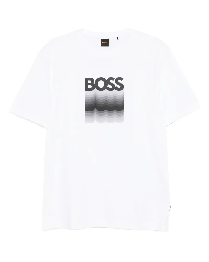 HUGO BOSS T-Shirt mit Logo - Weiß Weiß