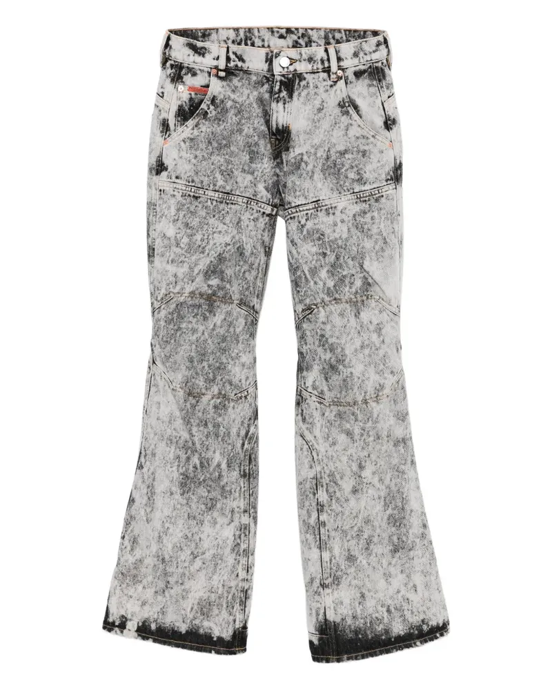 Martine Rose acid-wash jeans - Grau Grau