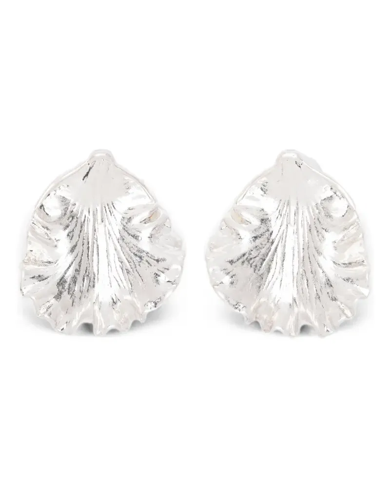 Cult Gaia Iris Leaf Ohrringe - Silber Silber