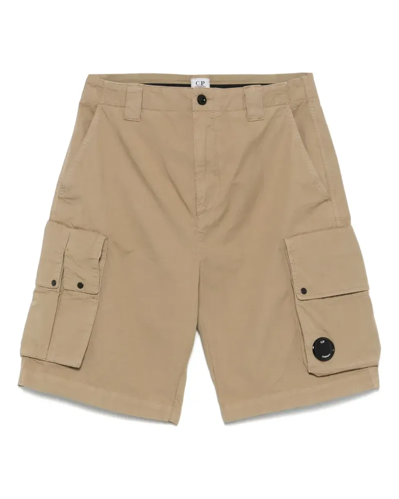 C.P. Company Cargo-Shorts mit Linsen-Detail - Nude Nude
