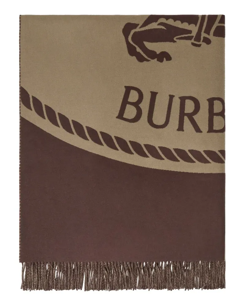 Burberry Decke aus Wolle - Braun Braun