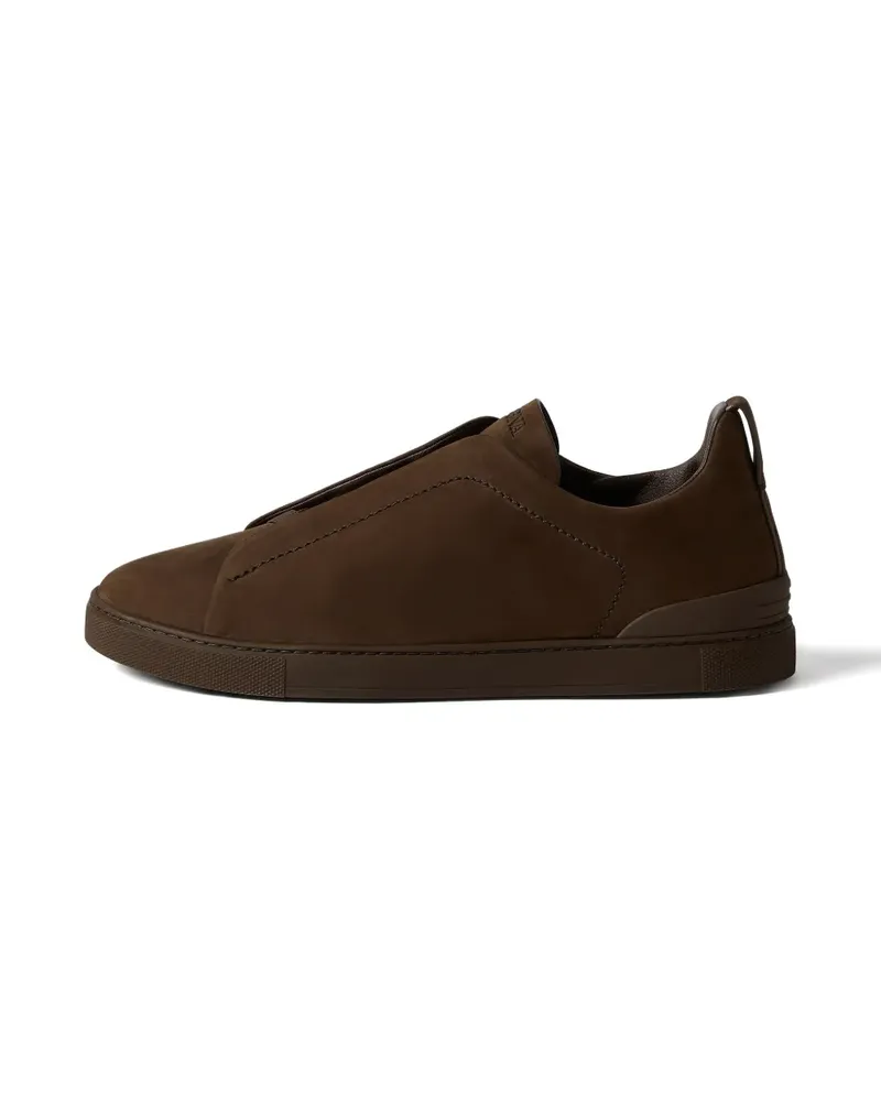 Ermenegildo Zegna Triple Stitch Sneakers - Braun Braun
