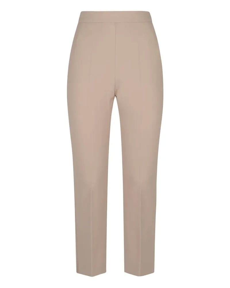 Max Mara Hose mit hohem Bund - Nude Nude