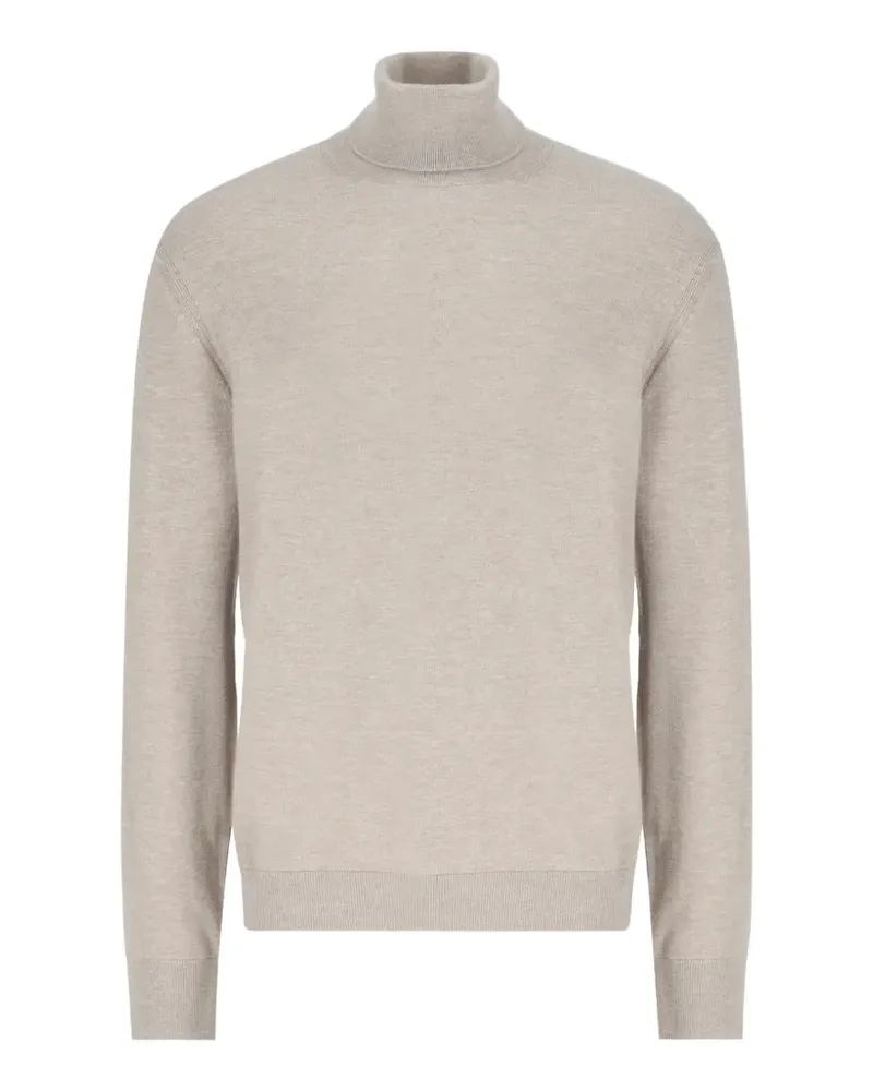 Ermenegildo Zegna Gestrickter Rollkragenpullover - Nude Nude