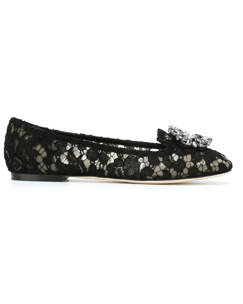 Dolce & Gabbana Vally' Slipper - Schwarz Schwarz