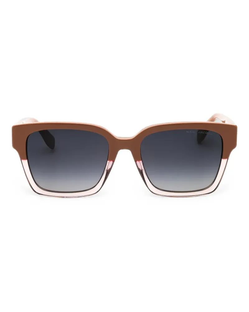Marc Jacobs Sonnenbrille mit eckigem Gestell - Nude Nude