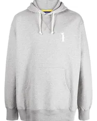 Junya Watanabe Bestickter Hoodie Grau