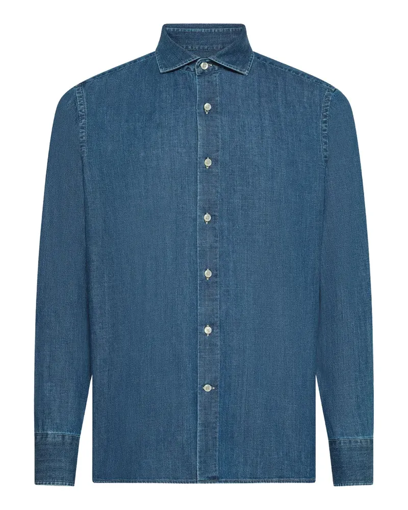 Seventy buttoned shirt - Blau Blau