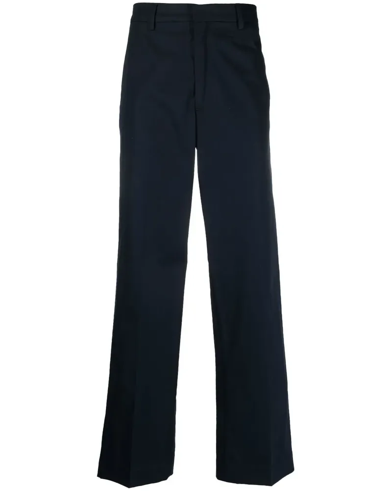 BARENA Halbhohe Straight-Leg-Hose - Blau Blau
