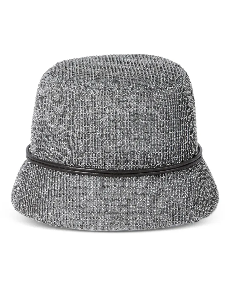 Brunello Cucinelli Fischerhut mit Besatz - Grau Grau