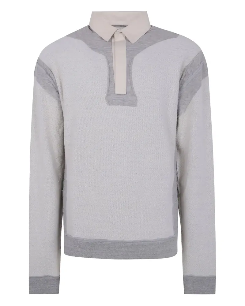 Maison Margiela Strukturiertes Poloshirt - Grau Grau