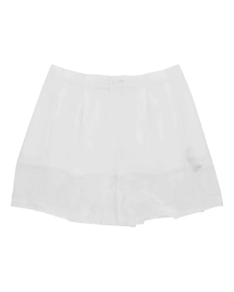 Ermanno Scervino lace shorts - Weiß Weiß