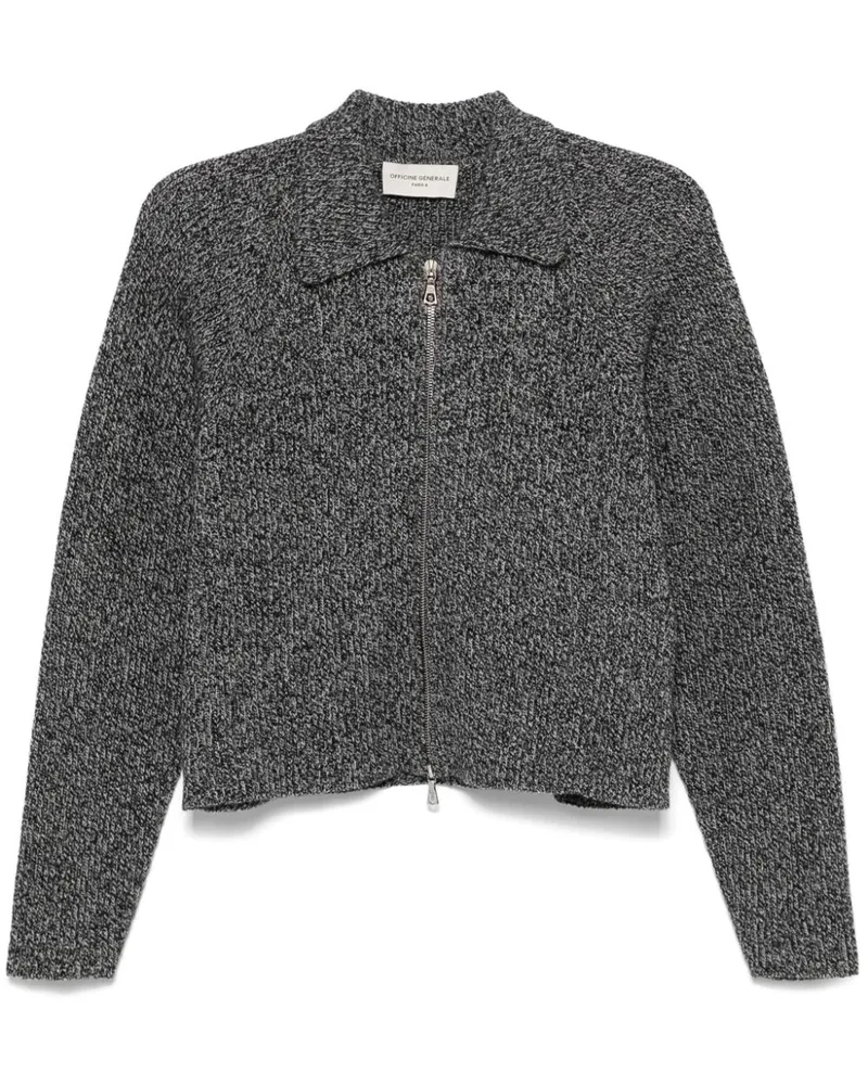 Officine Generale Laly Cardigan - Schwarz Schwarz