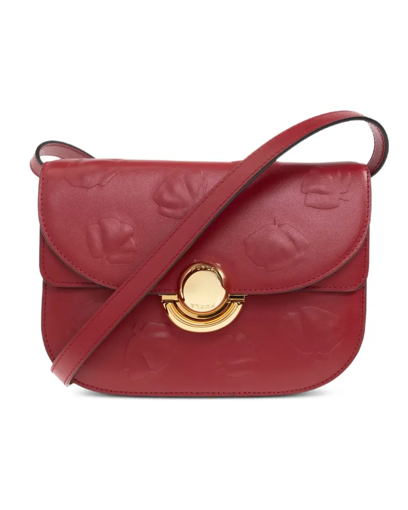 Furla Sfera Schultertasche mit Prägung - Rot Rot