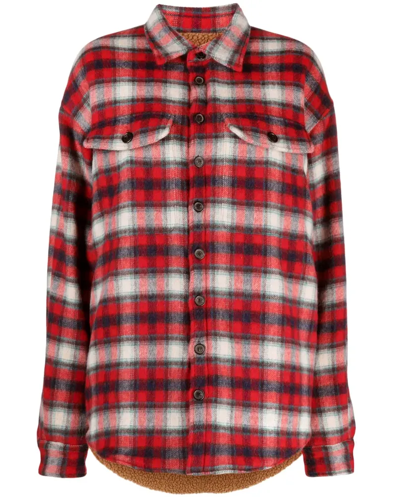 Dsquared2 Kariertes Hemd - Rot Rot