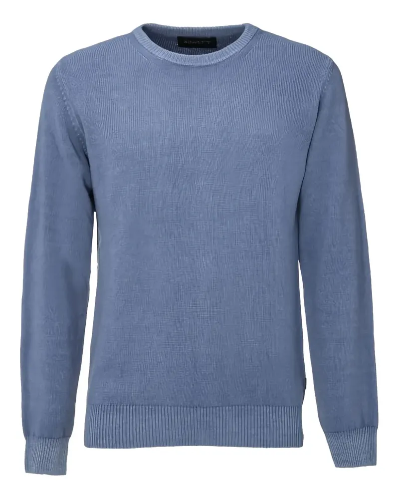 40Weft ribbed sweater - Blau Blau
