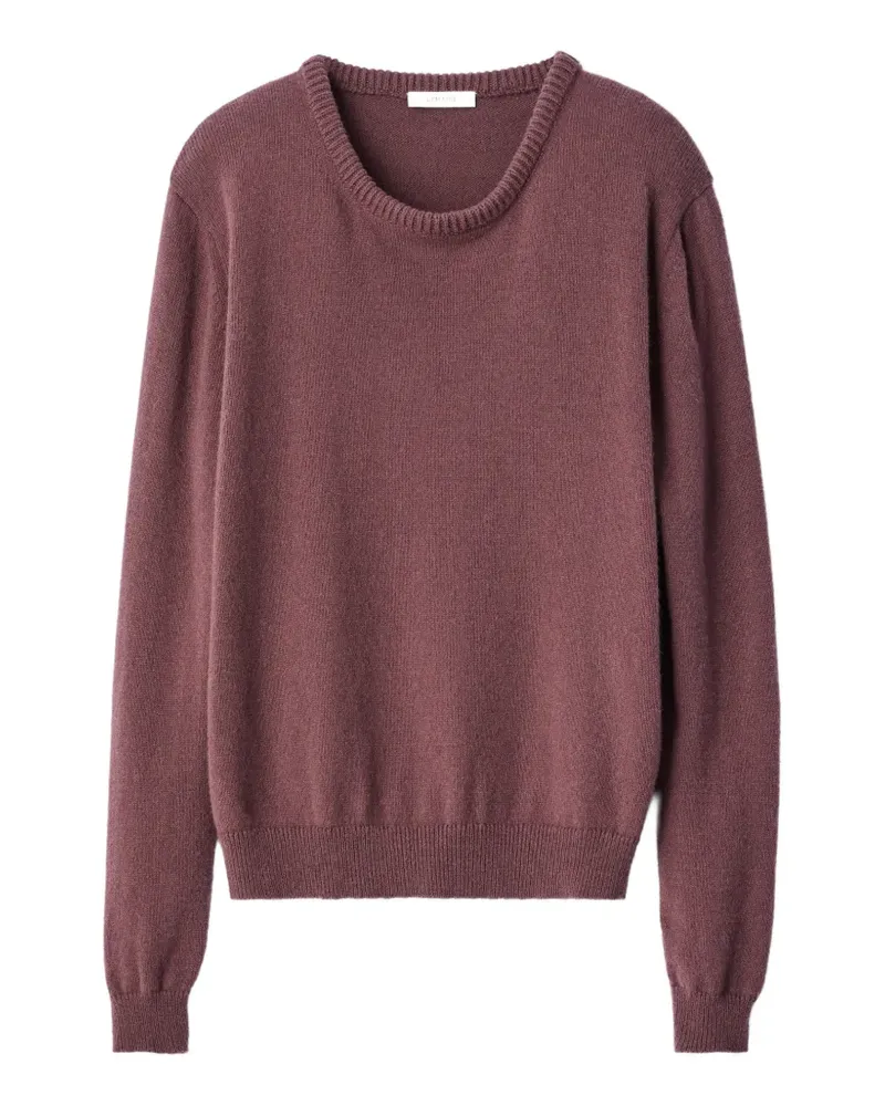 Christophe Lemaire crew-neck sweater in alpaca wool blend - Violett Violett