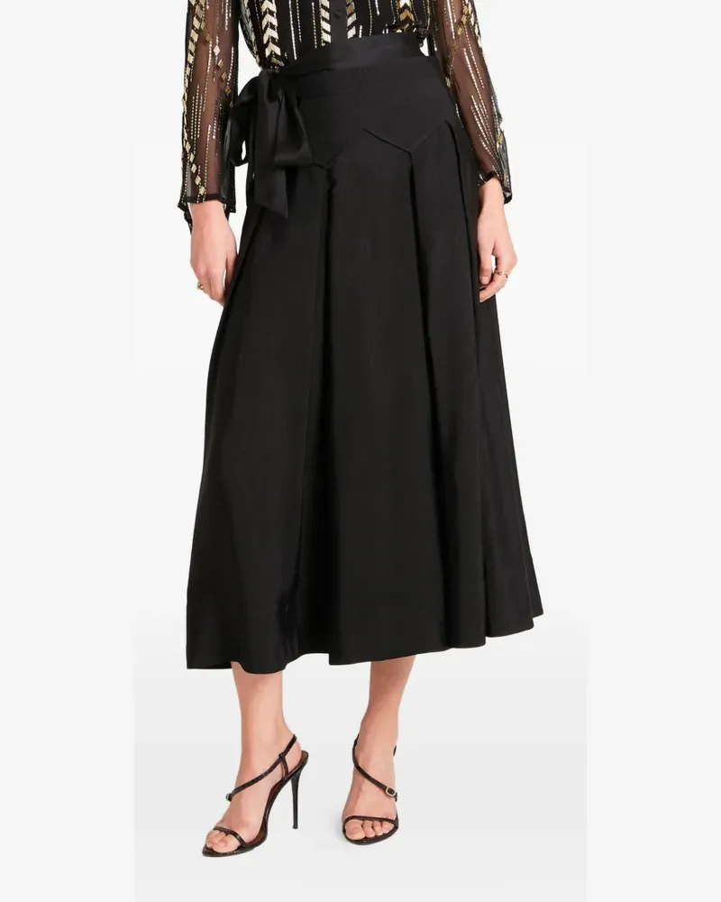 Temperley London Elodie midi skirt - Schwarz Schwarz