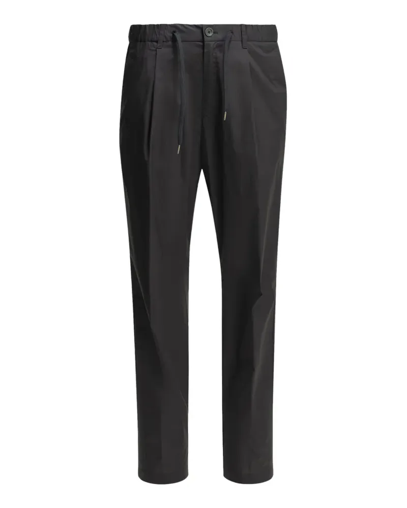 Herno pleated drawstring trousers - Schwarz Schwarz