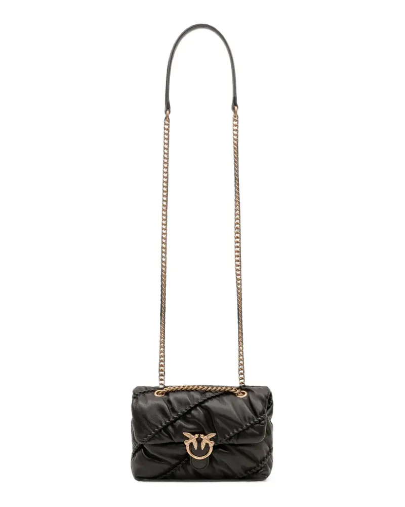 Pinko Mini Love Bag Puff Schultertasche - Schwarz Schwarz