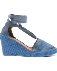 Casadei Baleari Wedge-Espadrilles Blau