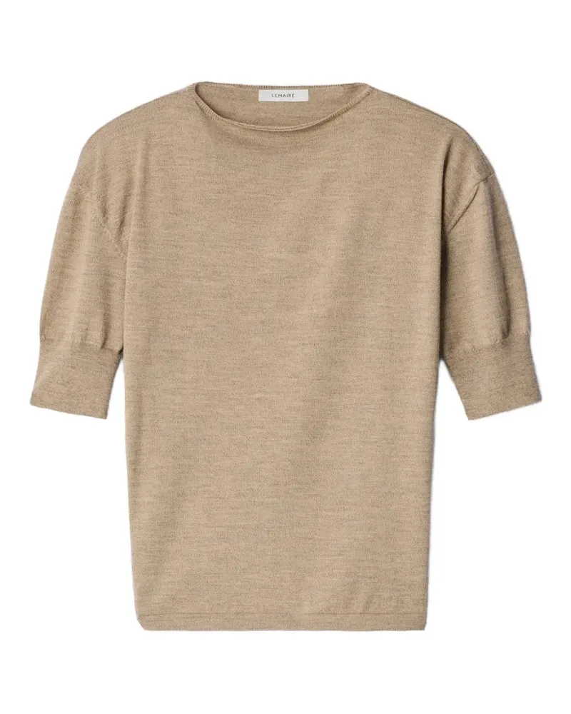 Christophe Lemaire Kurzärmeliger Pullover - Nude Nude