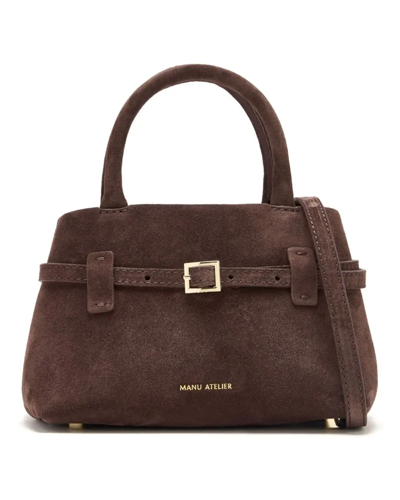 Manu Atelier Handtasche aus Leder - Braun Braun