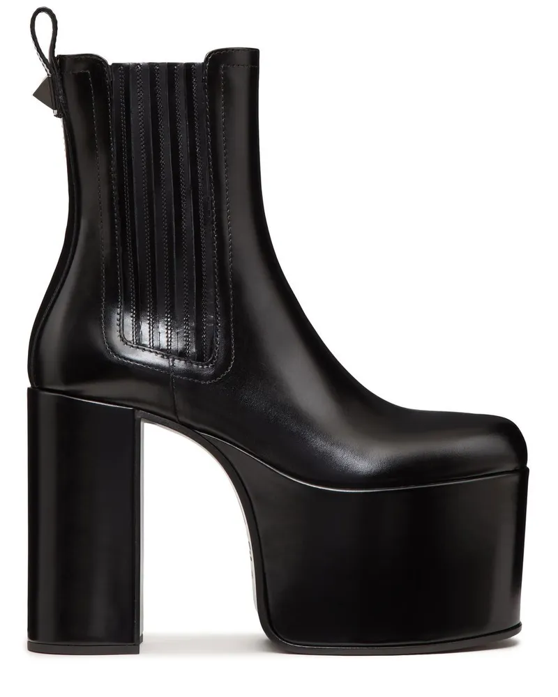 Valentino Garavani Club Stiefel mit Nieten Schwarz