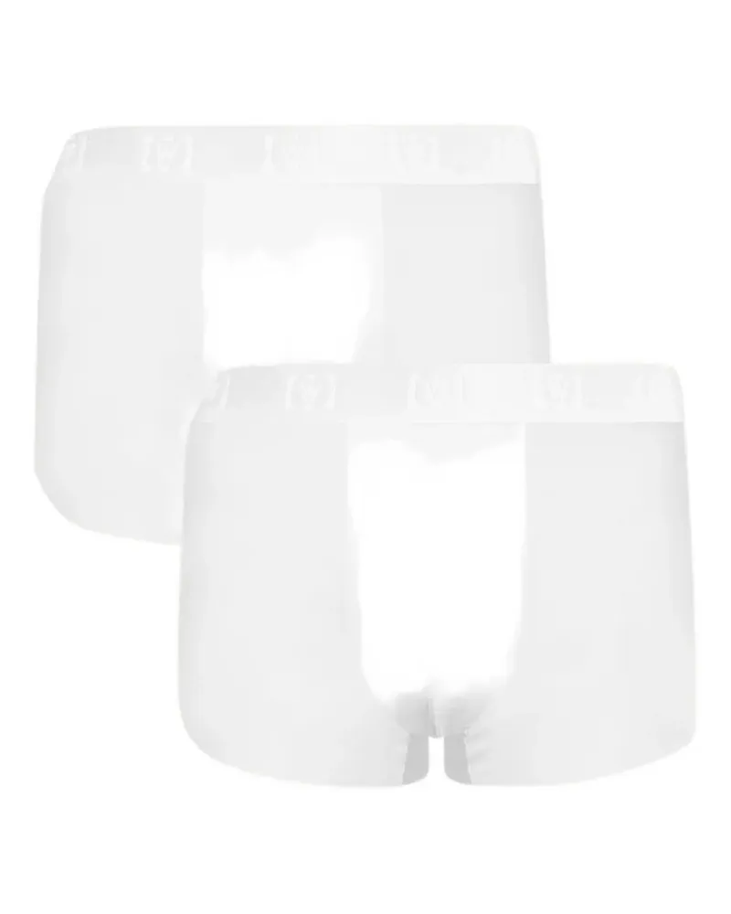 Wolford Pure logo-waistband boxer briefs (set of two) - Weiß Weiß