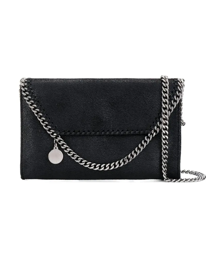 Stella McCartney Falabella chain-trim shoulder bag - Schwarz Schwarz