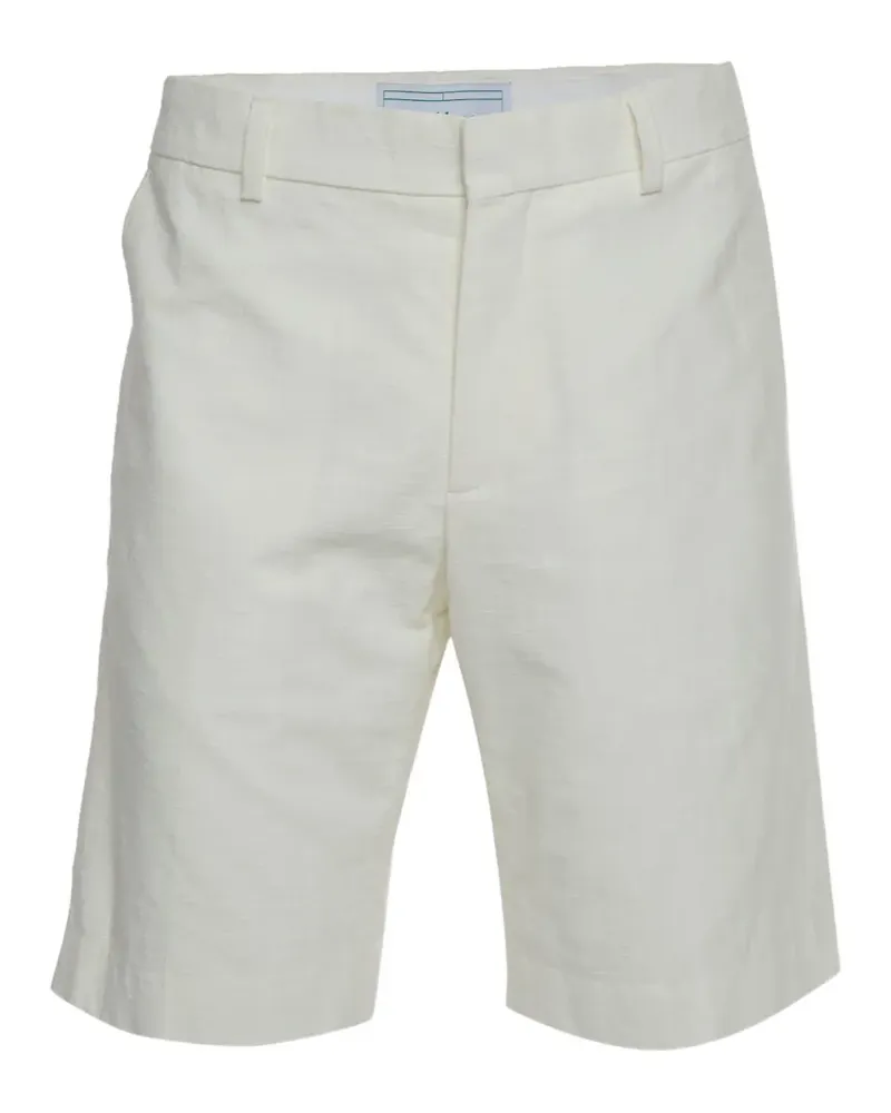 Casablanca Paris slub Bermuda shorts - Weiß Weiß