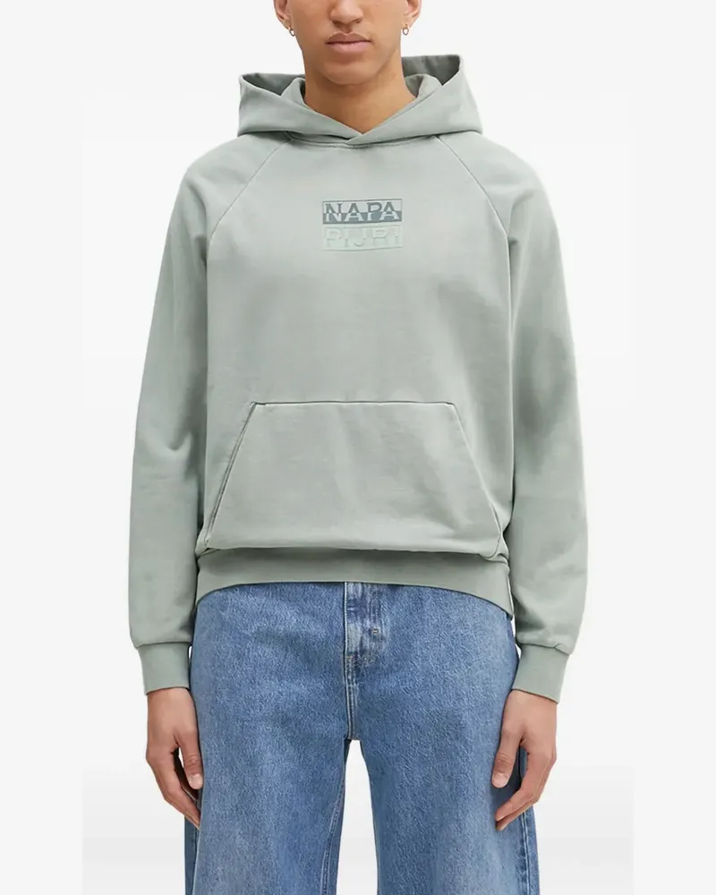 Napapijri Hoodie mit Logo - Grün Grün