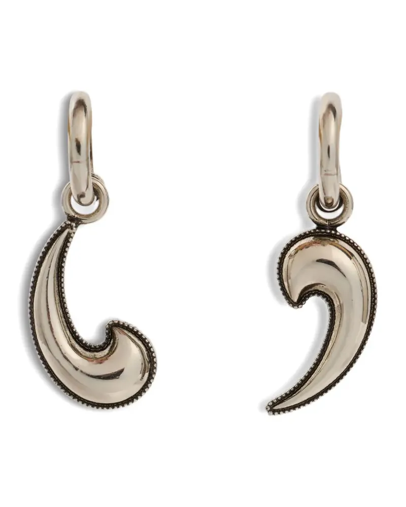Etro Paisley hoop earrings - Silber Silber