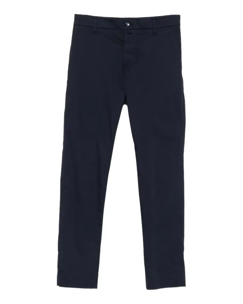 Jacob Cohën logo-patch trousers - Blau Blau