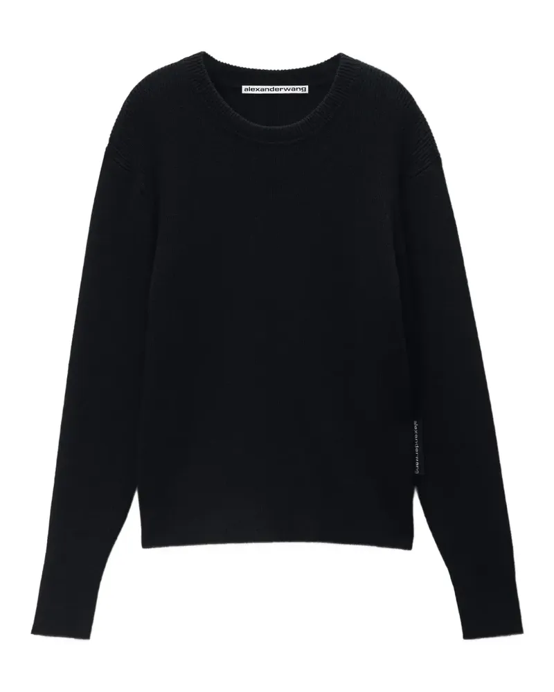 Alexander Wang Pullover mit Rundhalsausschnitt - Schwarz Schwarz
