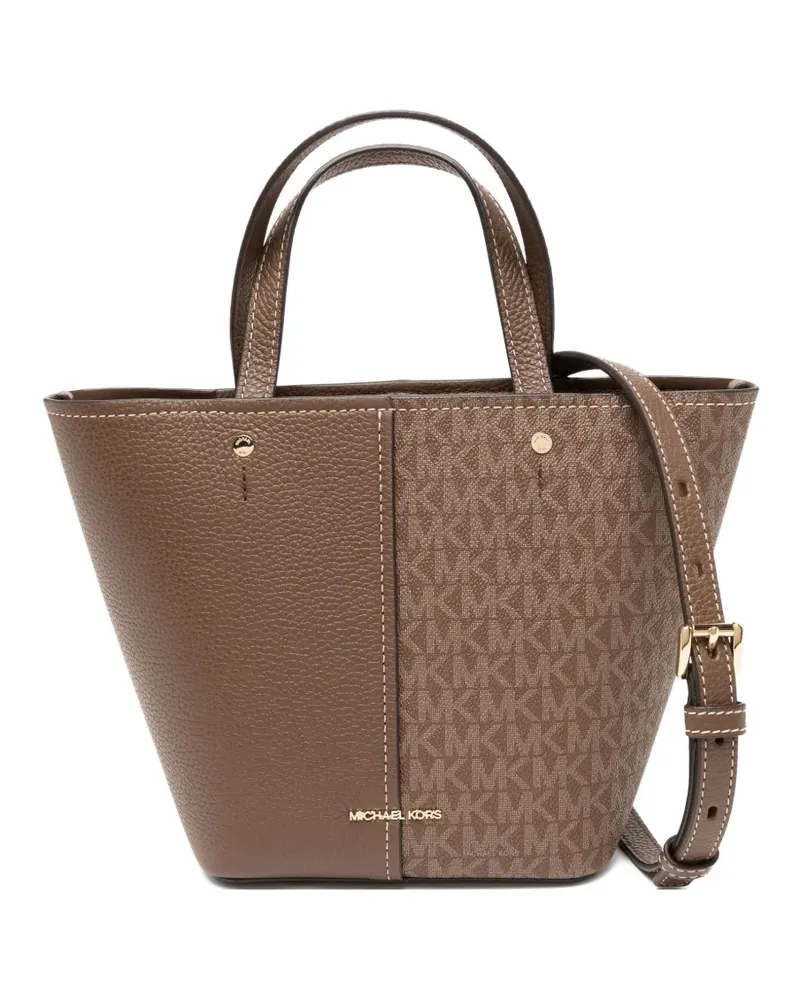 Michael Kors Mittelgroßer Flora Tote Bag - Braun Braun