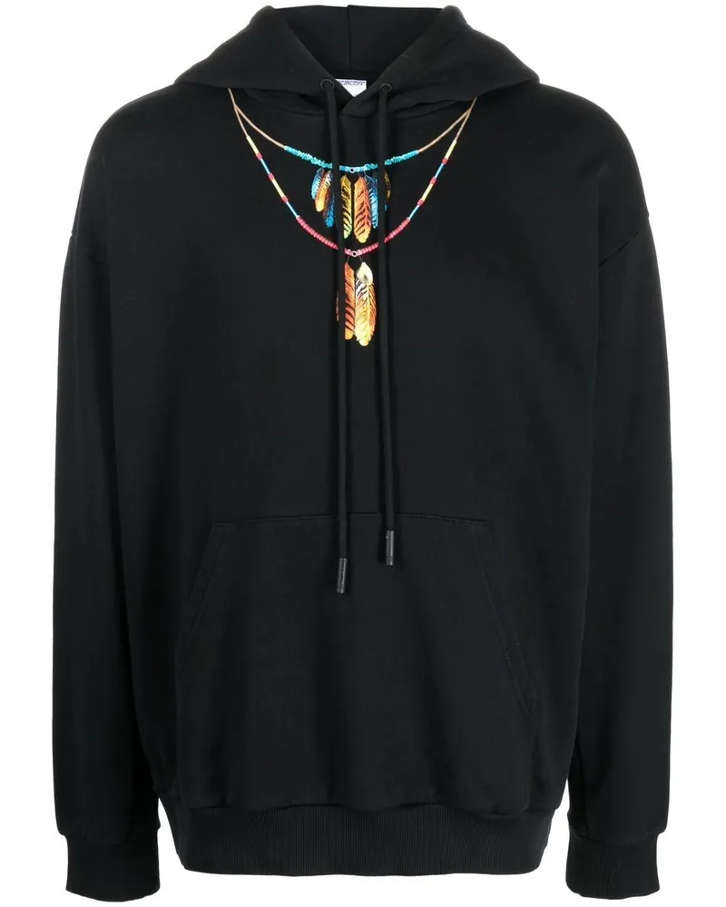 Marcelo Burlon | County of Milan Hoodie mit grafischem Print Black