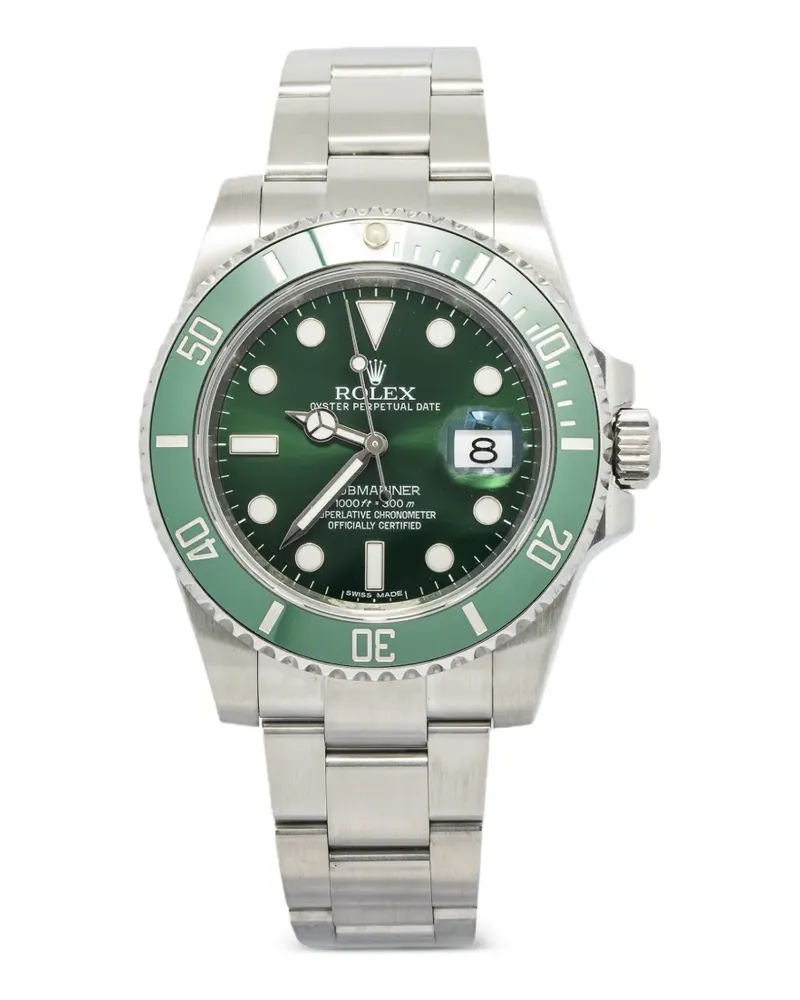 Rolex Submariner Green Bezel Armbanduhr 40mm - Silber Silber