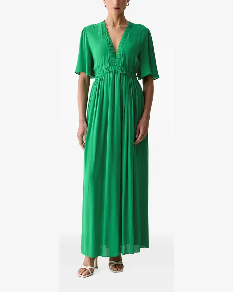 Morgan pleated maxi dress - Grün Grün