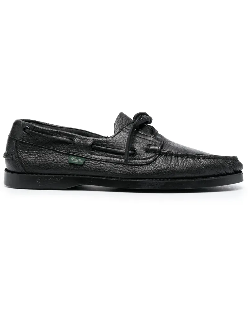 Paraboot Loafer mit Schlangen-Effekt - Schwarz Schwarz