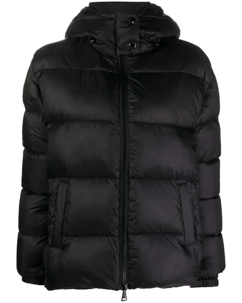 Ermanno Scervino Gefütterte Kapuzenjacke - Schwarz Schwarz