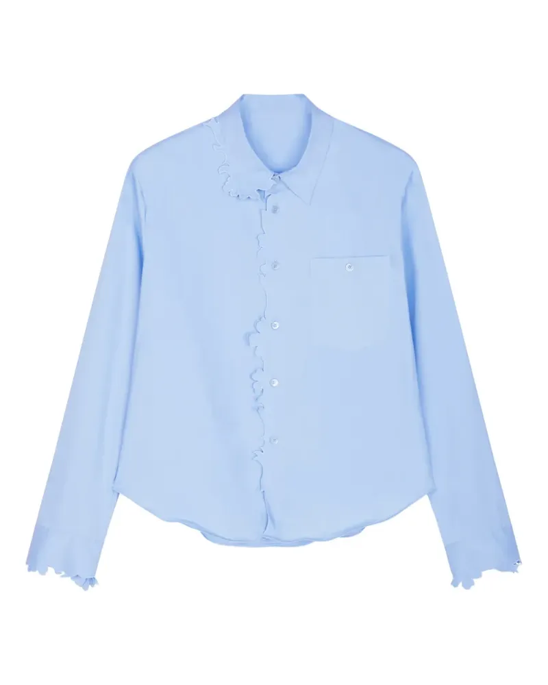 JNBY Hemd mit Wellenkanten - Blau Blau