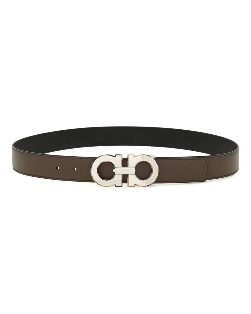 Ferragamo Wendbarer Ledergürtel - Braun Braun